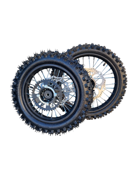 Koła 14/12' Junxi komplet pitbike RC MRF