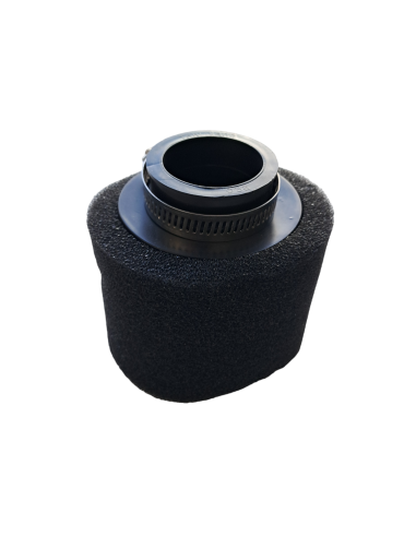 Filtr powietrza 38mm prosty czarny MRF