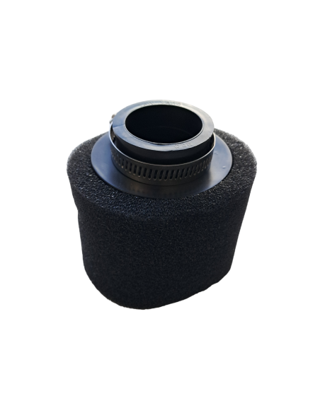 Filtr powietrza 38mm prosty czarny MRF