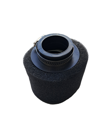 Filtr powietrza 38mm prosty czarny MRF