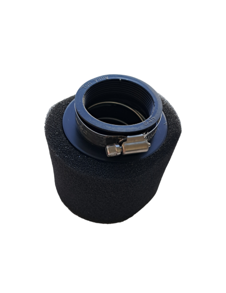 Filtr powietrza 45mm prosty czarny MRF
