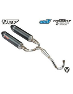 Wydech podwójny pitbike FACTORY BIGY YCF