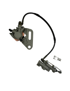 Hamulec tylny 1 tłoczek klocki azbestowe L:505 pitbike... 2