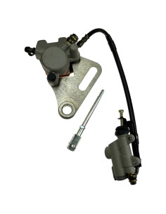 Hamulec tylny 1 tłoczek klocki azbestowe L:375 pitbike... 2