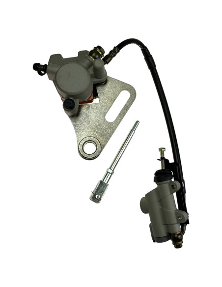 Hamulec tylny 1 tłoczek klocki azbestowe L:375 pitbike F125/F125se/SM125 2016-2022 YCF