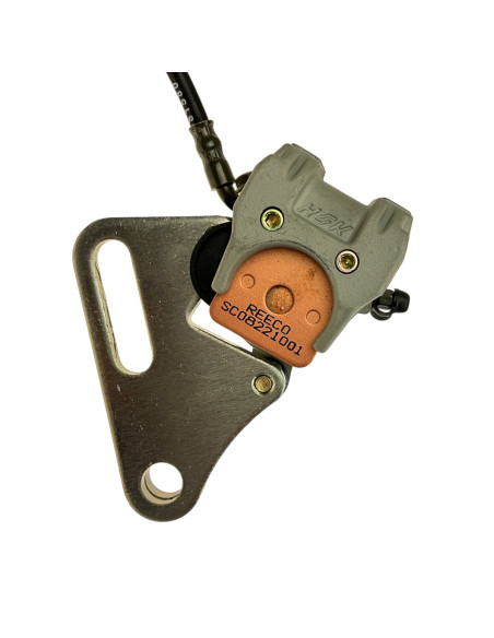 Hamulec tylny 1 tłoczek klocki azbestowe L:375 pitbike F125/F125se/SM125 2016-2022 YCF