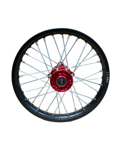 Felgi 14/12' aluminiowe CNC czerwone pitbike MRF 2