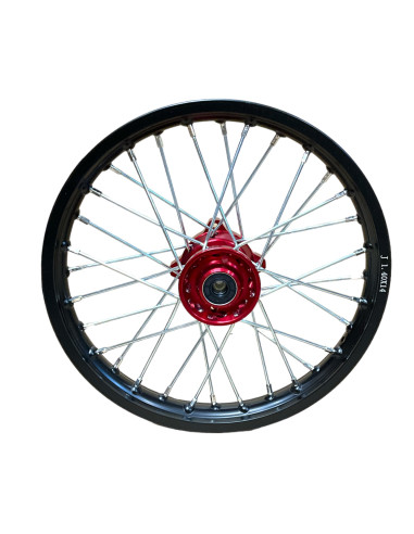 Felgi 14/12' aluminiowe CNC czerwone pitbike MRF