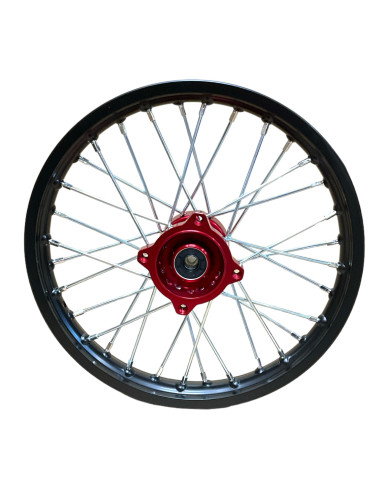 Felgi 14/12' aluminiowe CNC czerwone pitbike MRF