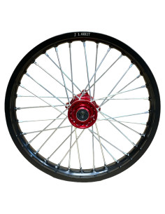 Felgi 17/14' aluminiowe CNC czerwone pitbike MRF 2