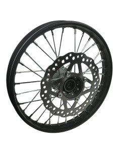 Felga 14 przód 1.4x14 stalowa z tarczą pitbike 2021 YCF 2