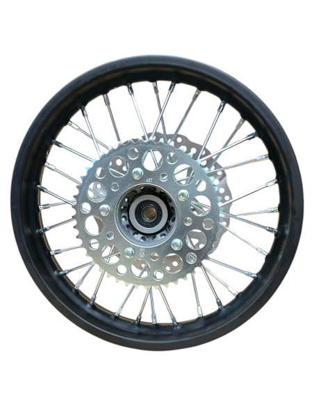 Felga 14 tył 1.85x14 stalowa komplet pitbike 2021 YCF