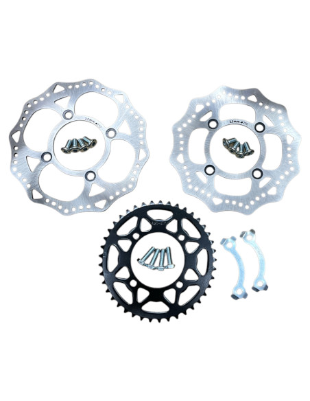 Koła 17/14' Kenda aluminiowe komplet pitbike RC MRF