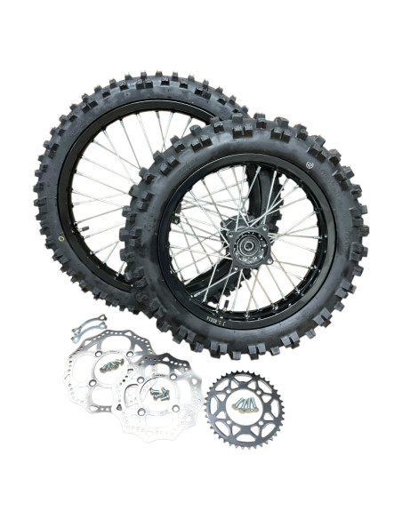 Koła 17/14' Kenda aluminiowe komplet pitbike RC MRF
