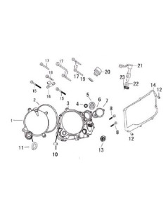 Wałek wysprzęglika pitbike 170 MRF 2