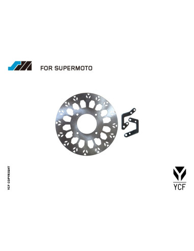 Tarcza hamulcowa przód 240 mm YCF SM KIT