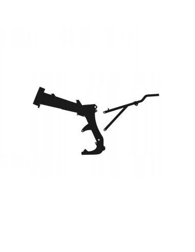 Rama kompletna czarna pitbike SP3 2020 YCF