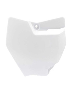 Pole numerowe białe pitbike ER MRF