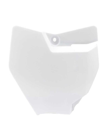 Pole numerowe białe pitbike ER MRF