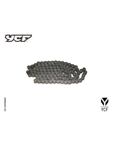 Łańcuch 420 114L szary pitbike YCF