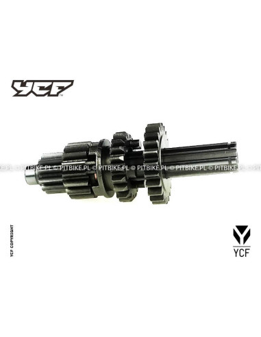 Wałek główny skrzyni biegów pitbike 88s/125/125s/125se YCF