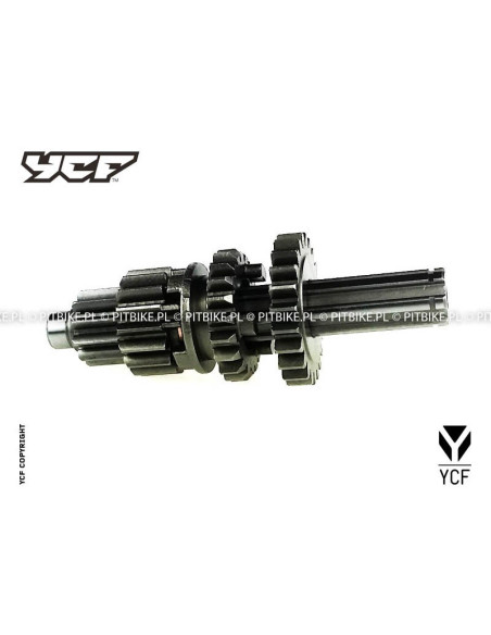 Wałek główny skrzyni biegów pitbike 88s/125/125s/125se YCF